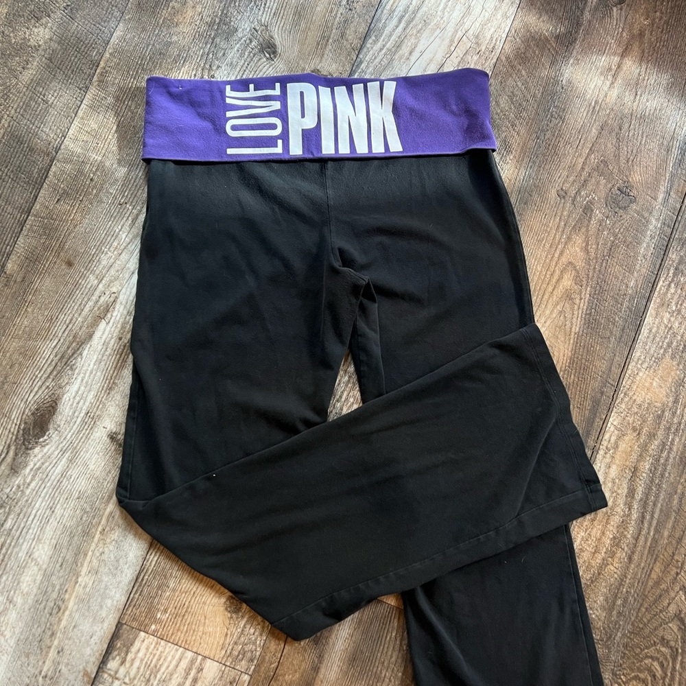 LOVEPINK Victoria's Secret Leggings with Fold-Over Waistband